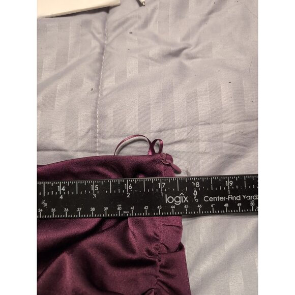And Now This Fixture 3 Plum Ruched Sides Strapless Tube Top Size XL, NWT - Picture 7 of 8